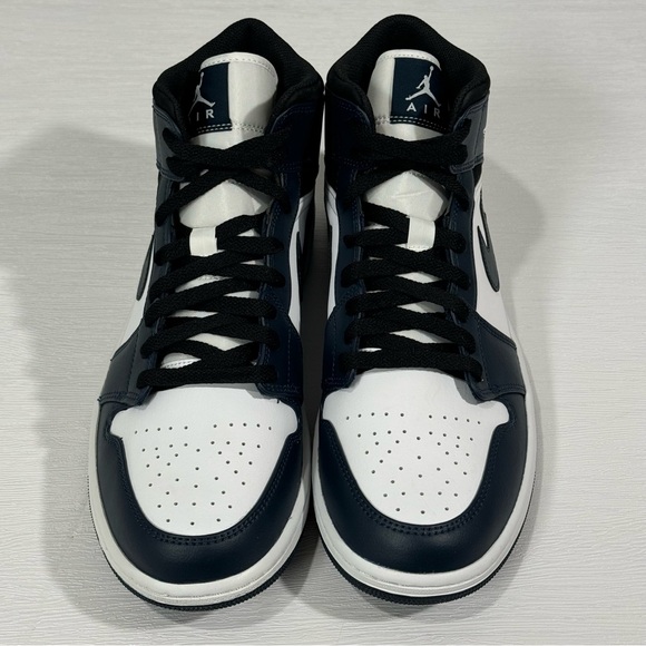 Nike Air Jordan 1 Mid Armory Navy. Men's Sneakers 11.5M. BRAND NEW 💯 Authentic - Picture 4 of 10